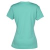View Image 2 of 3 of Popcorn Knit Performance Tee - Ladies' - Screen