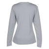 View Image 2 of 3 of Popcorn Knit Performance Long Sleeve Tee - Ladies' - Screen