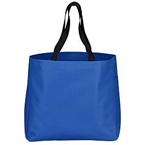 Additional Image 1 - a blue bag with black handles