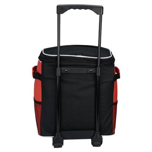 Additional Image 2 - a black and red bag with handle