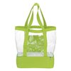 View Image 3 of 3 of Clear Cabana Tote with Insulated Bottom