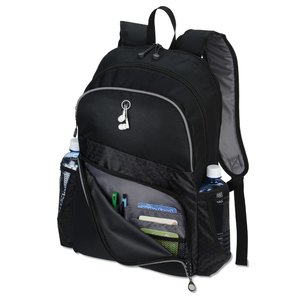 Additional Image 1 - a black backpack with a handle