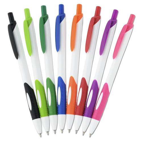 Additional Image 3 - a group of pens in a row