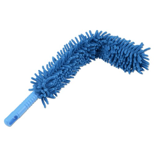Additional Image 1 - a blue feather duster on a white background