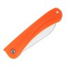 Additional Image 2 - an orange folding knife with a plastic handle