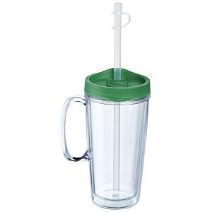 Additional Image 2 - a cup with a straw and a red lid
