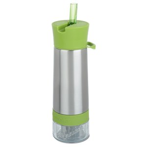 Additional Image 1 - a water bottle with a green lid