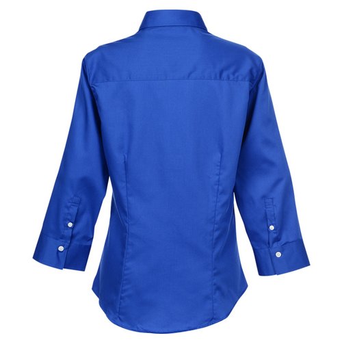 Additional Image 1 - a blue shirt with a white background