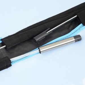 Additional Image 1 - a black and silver pen in a black case