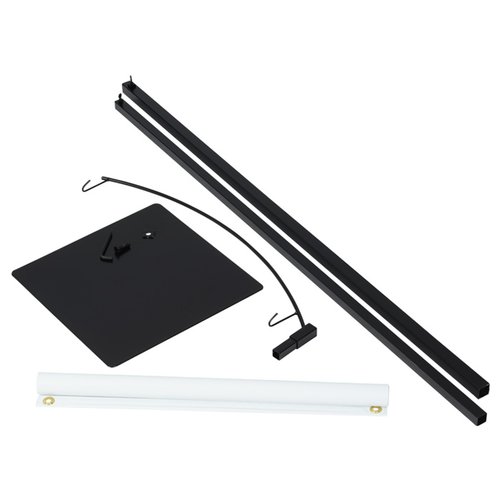 Additional Image 1 - a black rectangular object with a white border