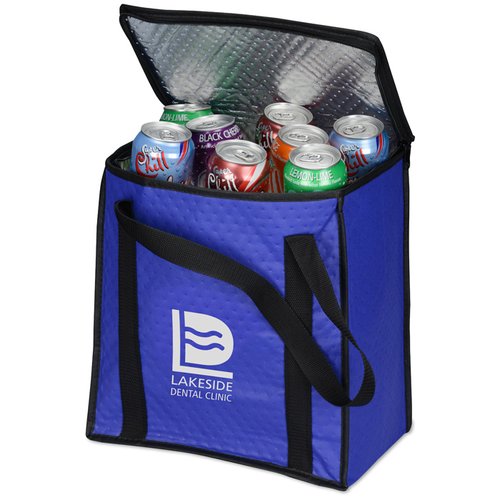 Additional Image 1 - a blue bag with a lid open