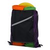 Additional Thumbnail Image 2 - a black backpack with a colorful strap