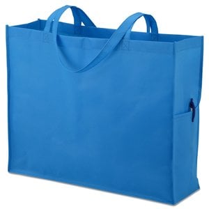 Additional Image 1 - a blue bag with handles
