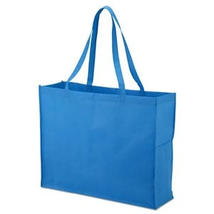 Additional Image 2 - a blue bag with handles