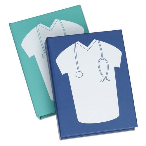 Additional Image 3 - a blue and green book with white shirt on it