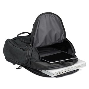 Additional Image 2 - a black backpack with a backpack on it