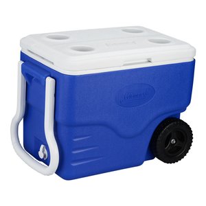 Additional Image 1 - a blue and white cooler