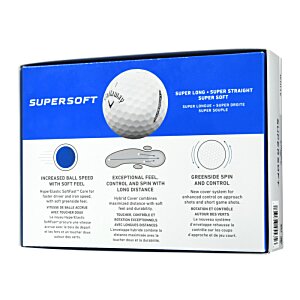 Additional Image 3 - a blue and white box with a white ball on it