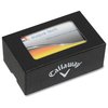View Image 2 of 3 of Callaway 2 Ball Business Card Box - Superhot 70