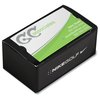 Additional Image 1 - a black rectangular box with a green and white label