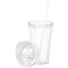 View Image 3 of 5 of Dual Function Tumbler with Juicer and Straw - 16 oz.