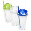 View Image 5 of 5 of Dual Function Tumbler with Juicer and Straw - 16 oz.