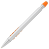 Additional Image 1 - a white pen with orange cap