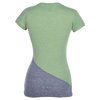 View Image 2 of 4 of Tri-Blend Pieced T-Shirt - Ladies'