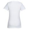 View Image 2 of 2 of Perfect Blend V-Neck Tee - Ladies' - White