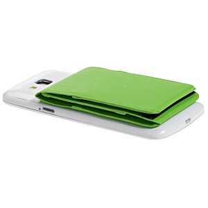 Additional Image 2 - a cell phone with a green cover