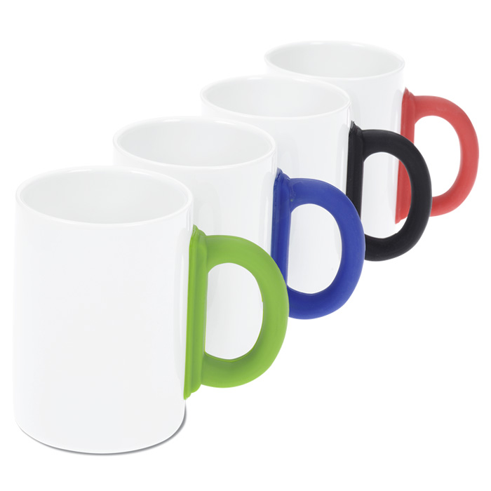 Ceramic Mug With Silicon Grip & Lid - Details Exclusives Limited