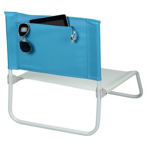 Additional Image 2 - a blue and white folding chair