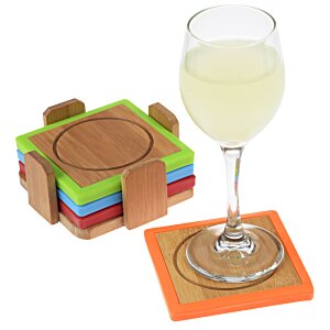 Additional Image 2 - a glass of wine next to a coaster
