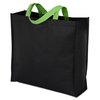 View Image 2 of 3 of Colored Handle Tote - 14-1/2" x 15-1/2"