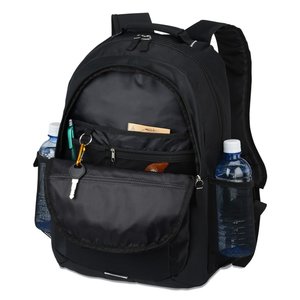 Additional Image 2 - a black backpack with a pocket