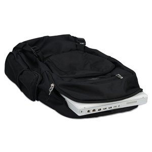 Additional Image 3 - a black backpack on a white background