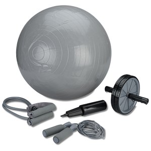Additional Image 1 - a grey ball with a few pieces of plastic