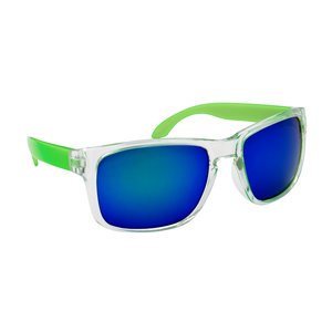 Additional Image 5 - a pair of sunglasses with blue lenses