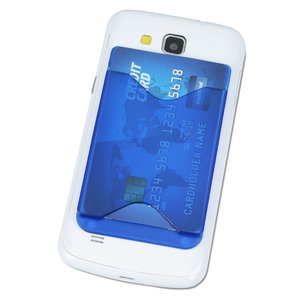 Additional Image 2 - a white cell phone with a blue screen