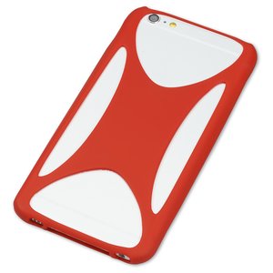 Additional Image 2 - a red and white cell phone case