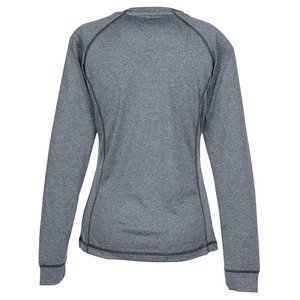 Additional Image 1 - a grey long sleeved shirt