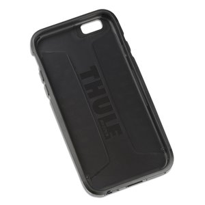 Additional Image 3 - a black phone case with a logo