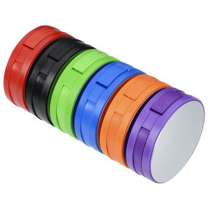 Additional Image 2 - a multi colored cylinder with a white background