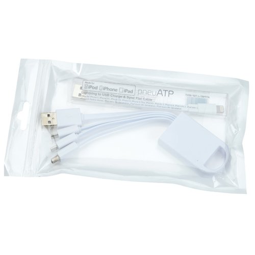 Additional Image 2 - a white plastic bag with a white tag