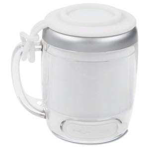 Additional Image 3 - a clear plastic cup with a handle