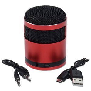Additional Image 1 - a red and black cylinder with black cord