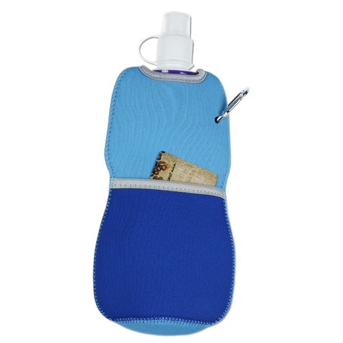 Additional Image 2 - a blue and white water bottle