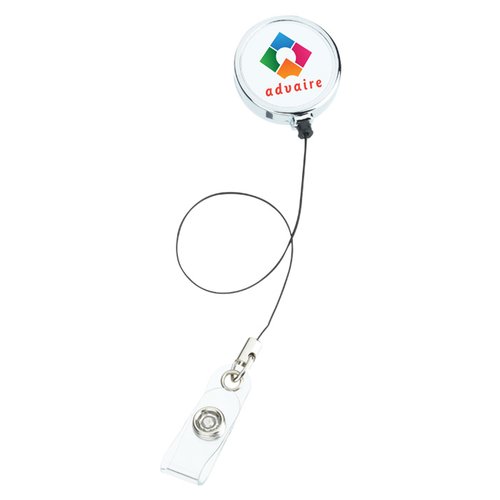 Additional Image 2 - a white cable with a round logo
