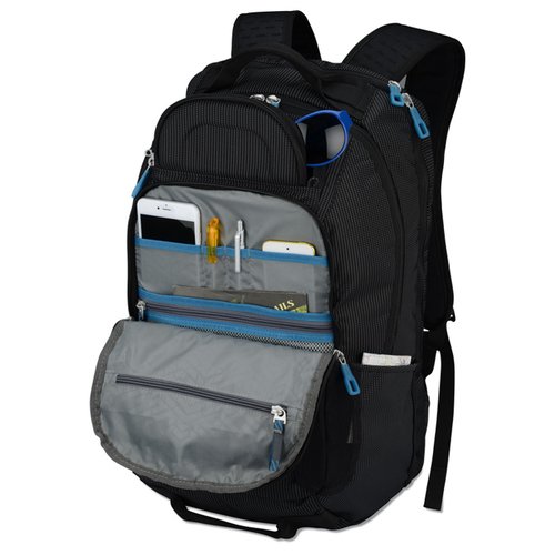 Additional Image 1 - a black backpack with a pocket