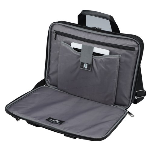 Additional Image 2 - a black briefcase with a handle